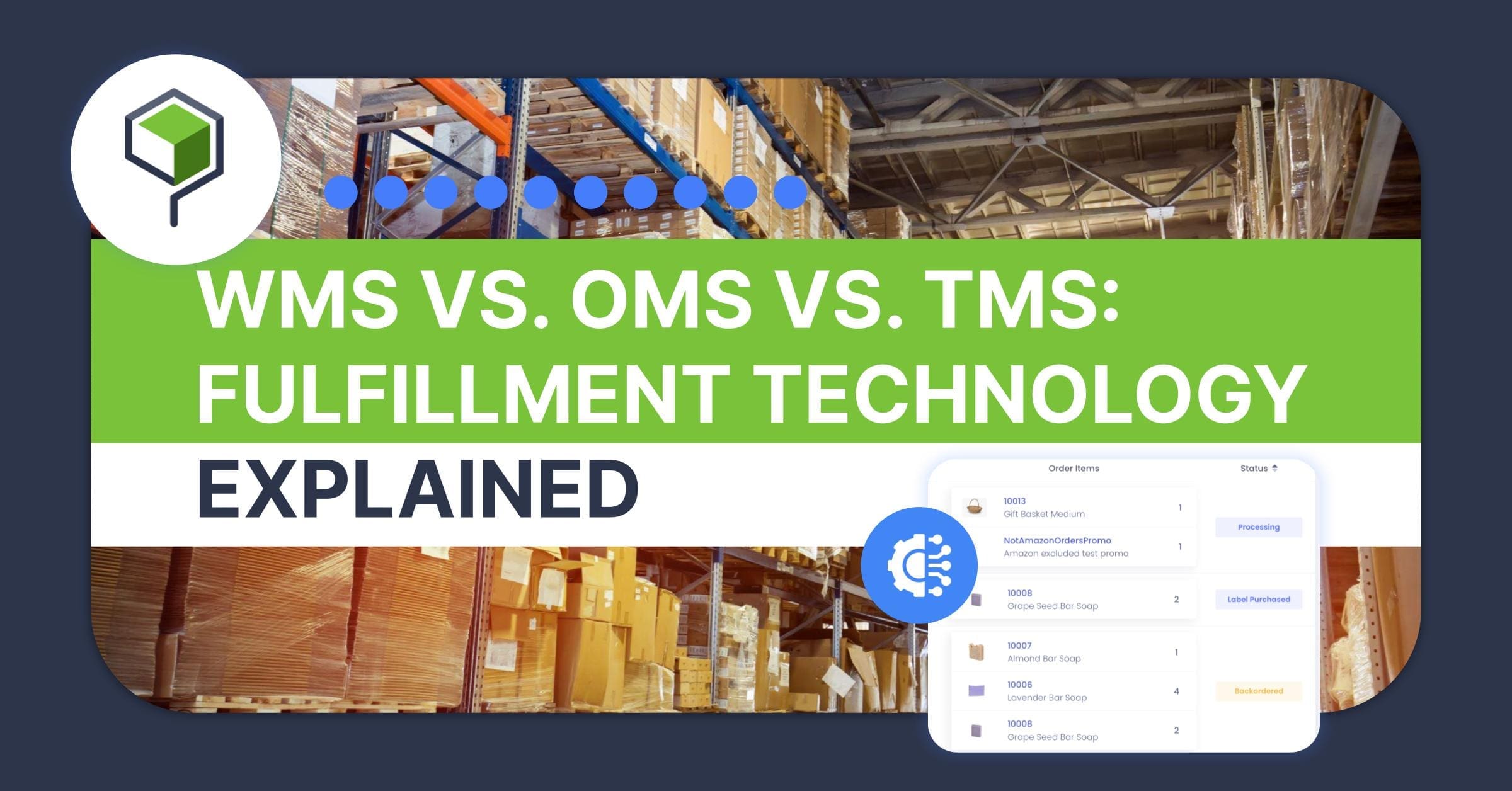 WMS vs OMS vs TMS: Fulfillment Technology Explained Thumbnail Image